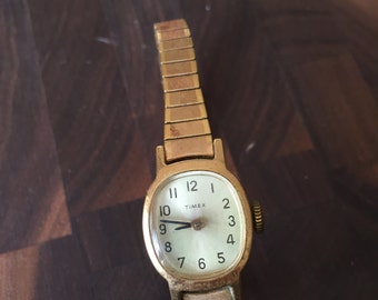 Vintage Gold Women's Timex Wrist Watch