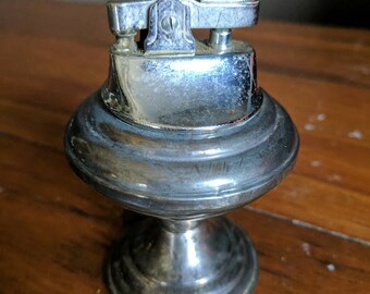 Vintage Empire Table Cigarette Lighter Sterling Silver