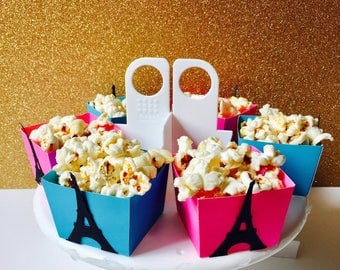 Paris Candy Cups, Eiffel Tower Candy Cups, Popcorn Cups, Party Supplies