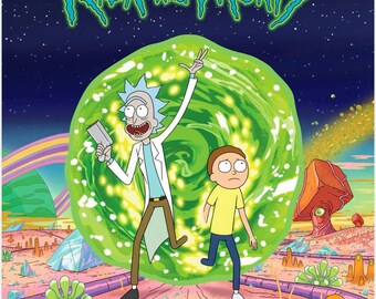 Rick And Morty Posters / Geek Gift