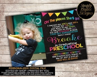 Preschool Graduation Invitation