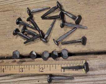 1 Rose Head Nails 20 Pieces Inch Decorative Square Hand Forged Wrought 1 Rose Head Nails 20 Pieces Inch Decorative Square Hand Forged Wrought