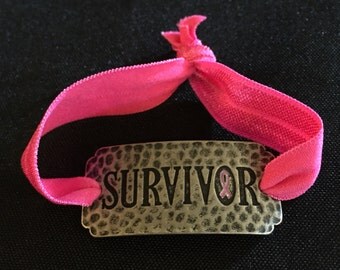 Survivor Burnished Silver Bracelet