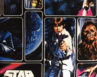 Star Wars Yoda, Chewbacca, Princess Leia, characters fabric, movie fabric, novelty fabric, Star Wars fabric