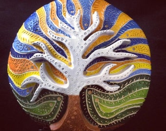 Tree of Life Sculpture Wall Hanging