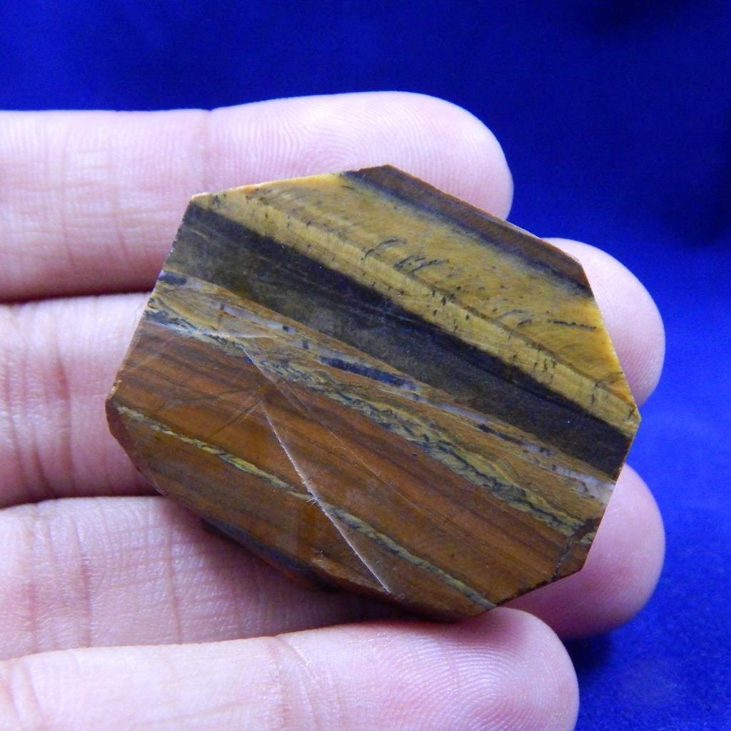 83.3cts Natural Tigers Eye Rough Specimen, Tiger Eye Gemstone Cabochon ...