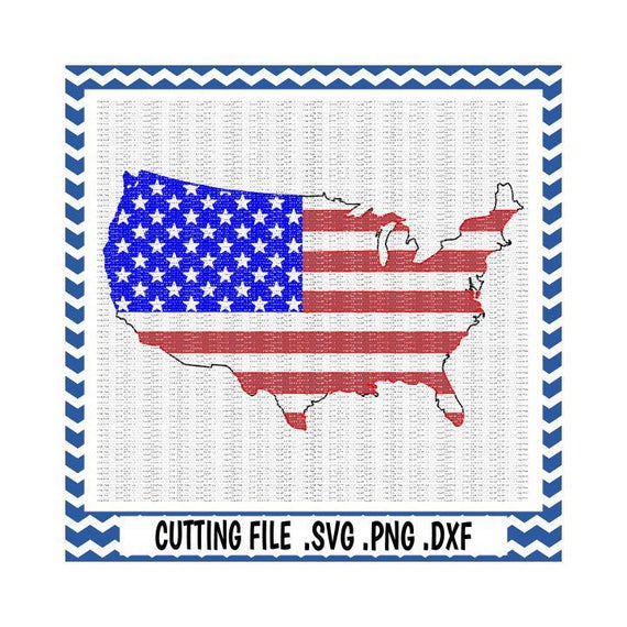 Download USA, America, American Flag Svg-Dxf-Fcm-Png Cutting File ...