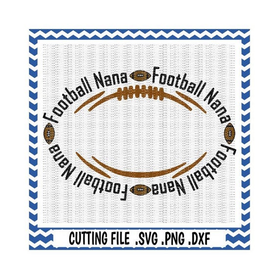 Download Football Svg Football Monogram Football Nana