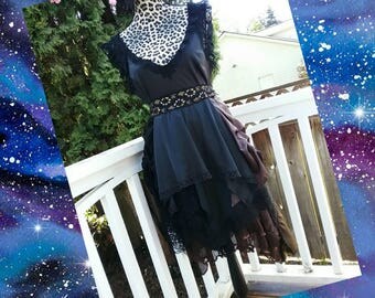 Dark gypsy dress.