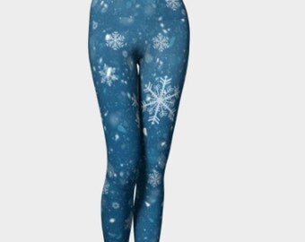Christmas leggings - disney's Frozen adult leggings - yoga pants - adult leggings - woman's christmas leggings - christmas clothing