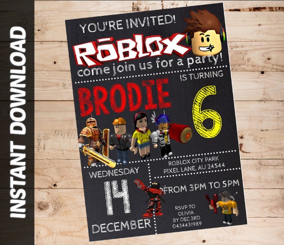 Roblox Invitation Personalized Roblox Invitation Instant Roblox Invitation Personalized Roblox Invitation Instant