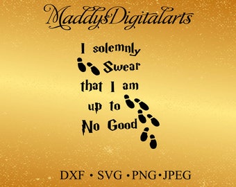 Harry Potter SVG File, I solemnly swear Digital File, EPS File, File For Silhouette, Vinyl Projects File