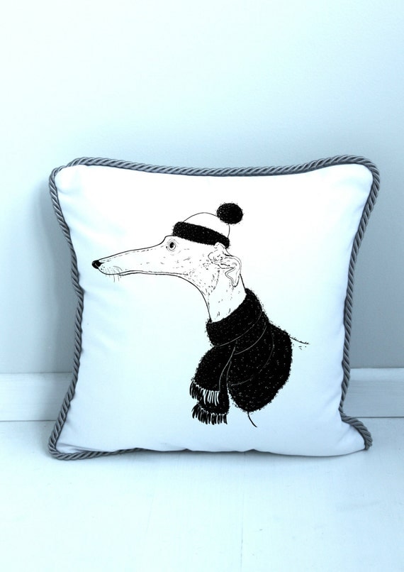 greyhound pillow