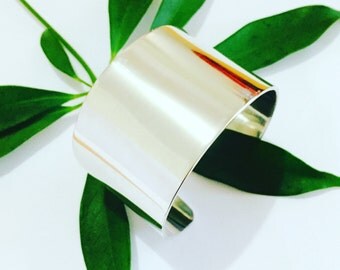 Thick sterling silver cuff bracelet - cuff bracelet - handmade - boho jewellery - big silver cuff - bracelet - cuff -