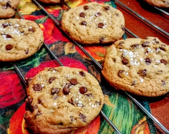 Salted Caramel Chocolate Chip Cookies