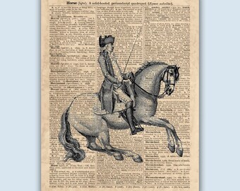 Horse art, Horse Riding Print, Equestrian Decor, Gift for Horse Lover, Horse Riding Poster, Horseback Riding, Equine Art, SKUH2