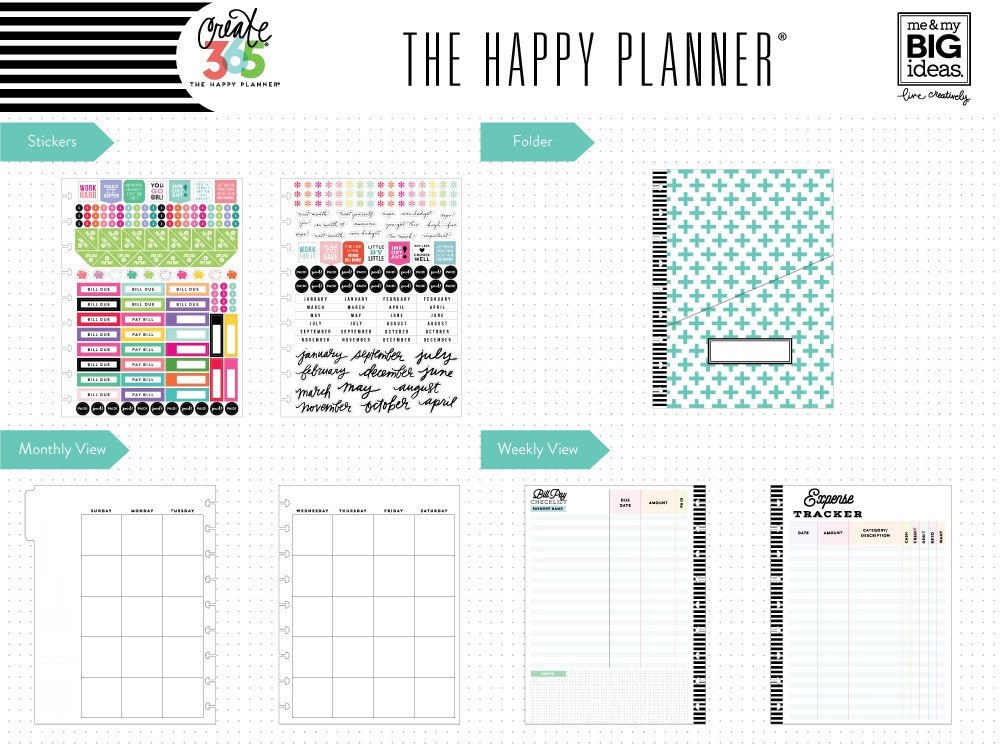Happy Planner Budget Extension Pack Use with CLASSIC by CutieLine