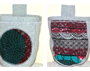 Kids Chalk Bag-Girls Chalk Bag-African Chalk Bag-Climbing Gear-Rock Climbing Equipment - Tribal Chalk Bag-Woman Chalk Bag-Small chalk bag