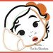 Baby Moana Head Island Princess with Seashell Digital Embroidery Machine Applique Design File 4x4 5x7 6x10