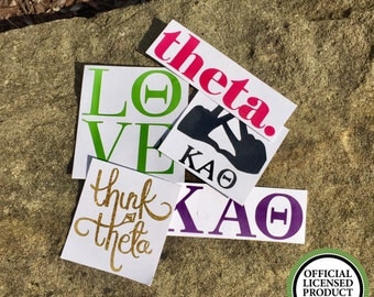 Kappa Alpha Theta Decals | Sorority Stickers | Sorority Decals | Official Licensed Product