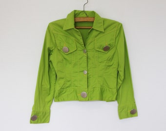 Lime green jacket | Etsy