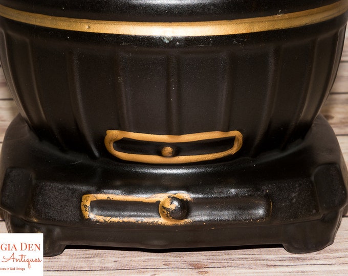 Vintage Ceramic Cookie Jar | McCoy USA Pottery | Rustic Kitchen Decor