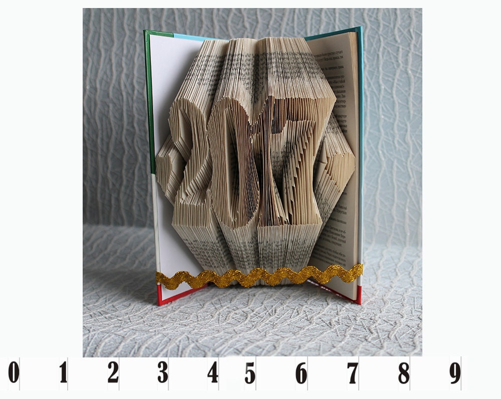 Book Folding Pattern Instructions. numbers digit integer