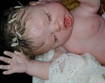 LDC super-soft silicone like reborn baby full torso anatomically correct baby's