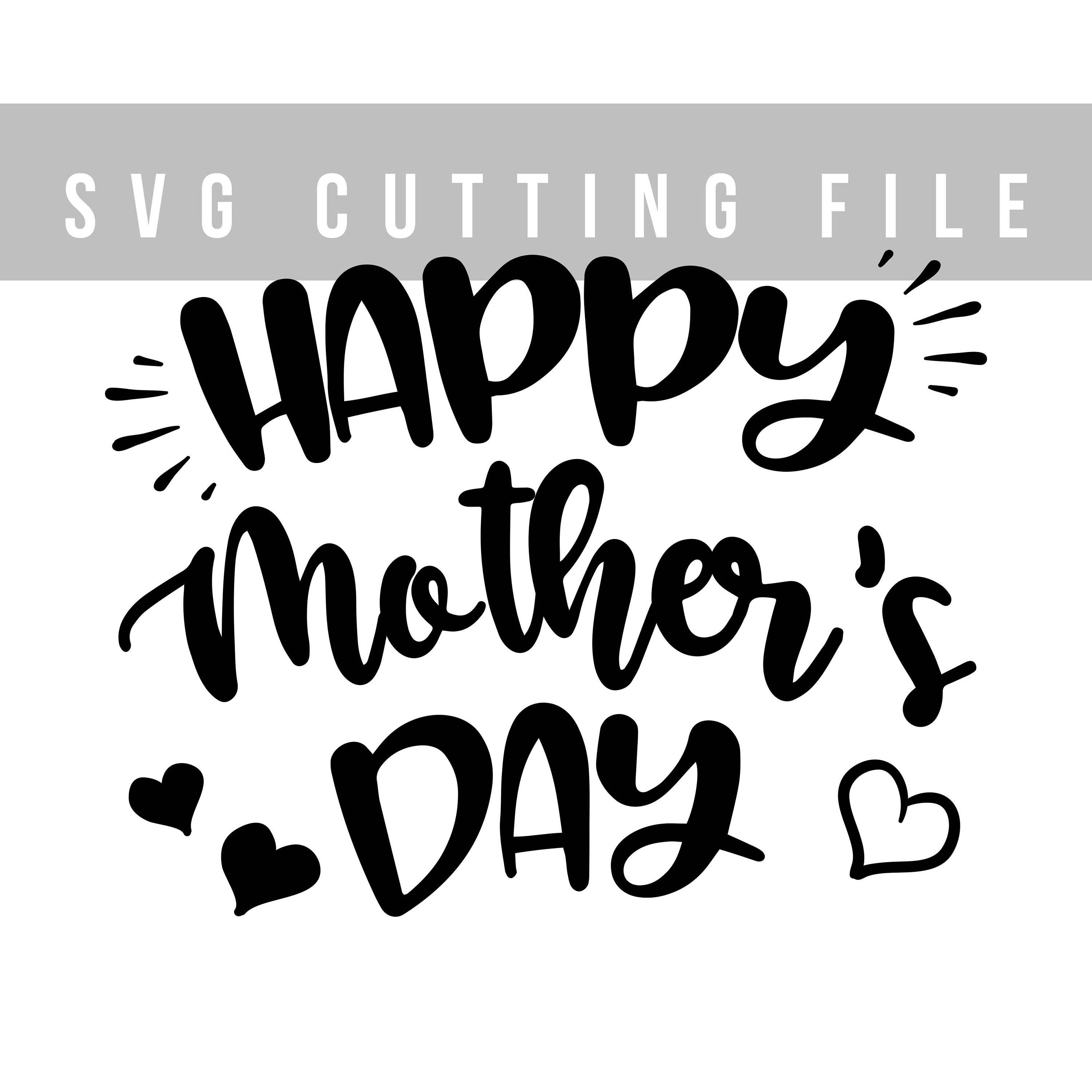 Download Happy mother's day SVG cutting file Mother svg Cricut file for cut Sayings svg file Iron on svg ...