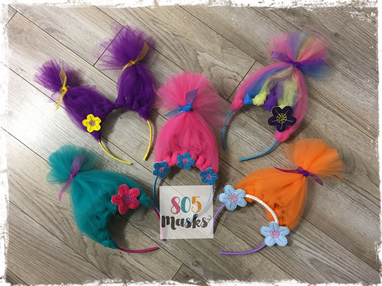 Trolls Inspired Headbands Girls Head bands Troll Costumes
