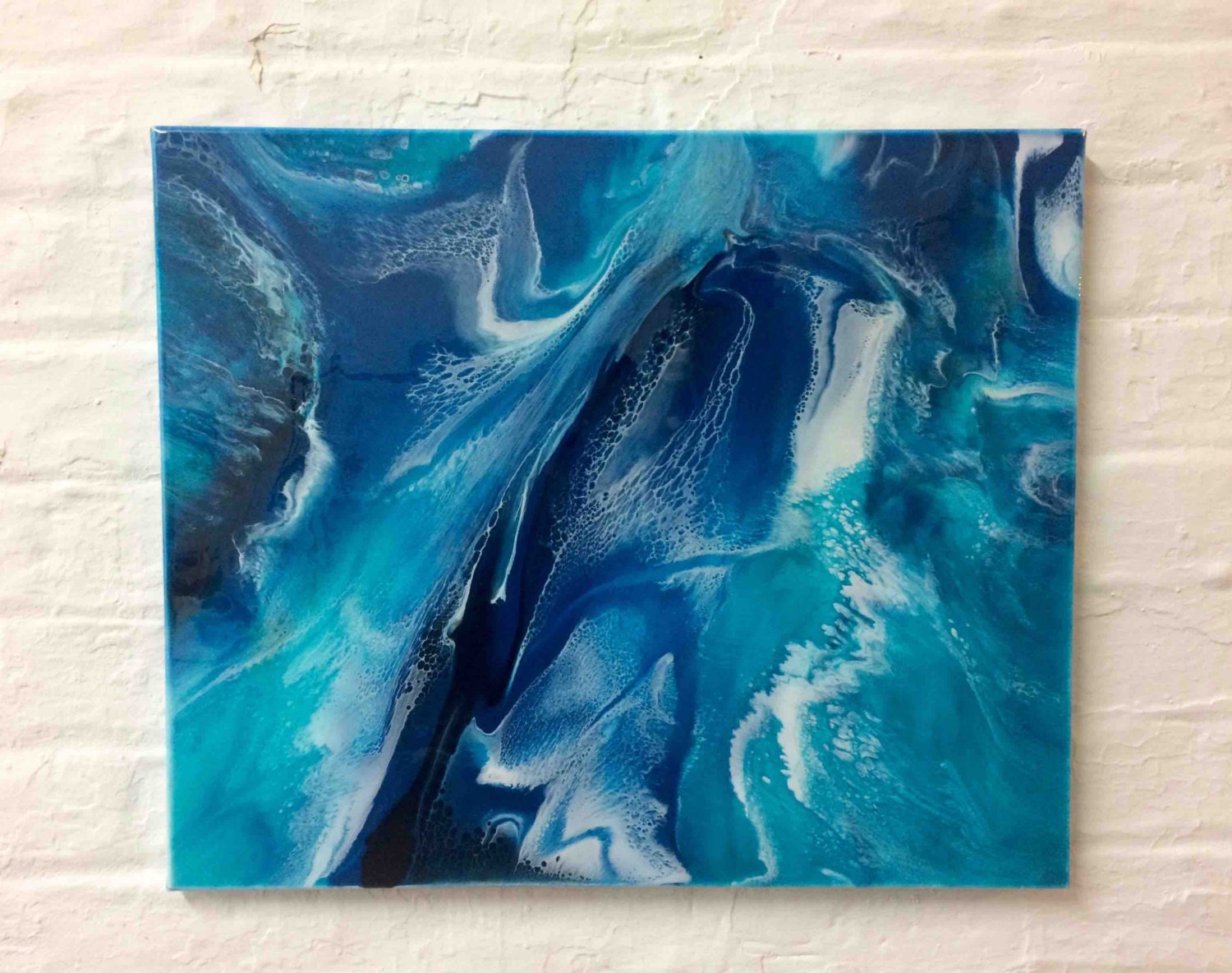 Ocean Painting Resin Art Abstract Water Fluid Painting