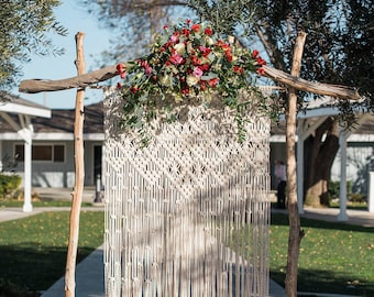 Macrame Wedding Backdrop, Macrame Backdrop, Macrame wall hanging, Large wall hanging