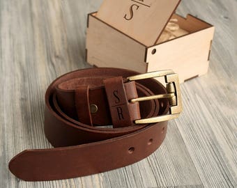 Anniversary Gifts for Men Custom Gift for Him Fathers Day Gift for Dad from Son Birthday Gift from Daughter Mens Personalized Leather Belt