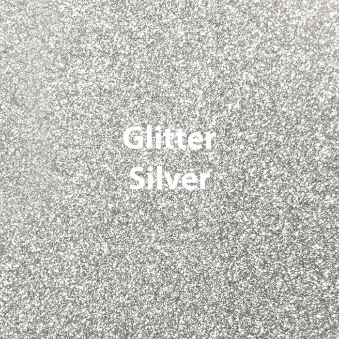 12 X 15 or 12x 20 Silver Glitter HTV