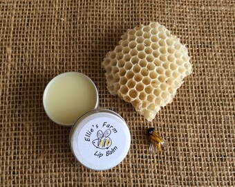 Beeswax Lip Balm, Handmade Lip Balm, Wedding Favour, Natural Skincare, Natural Lip Balm, Lip Balm Tin, Beeswax, UK, Birthday Present, Gift
