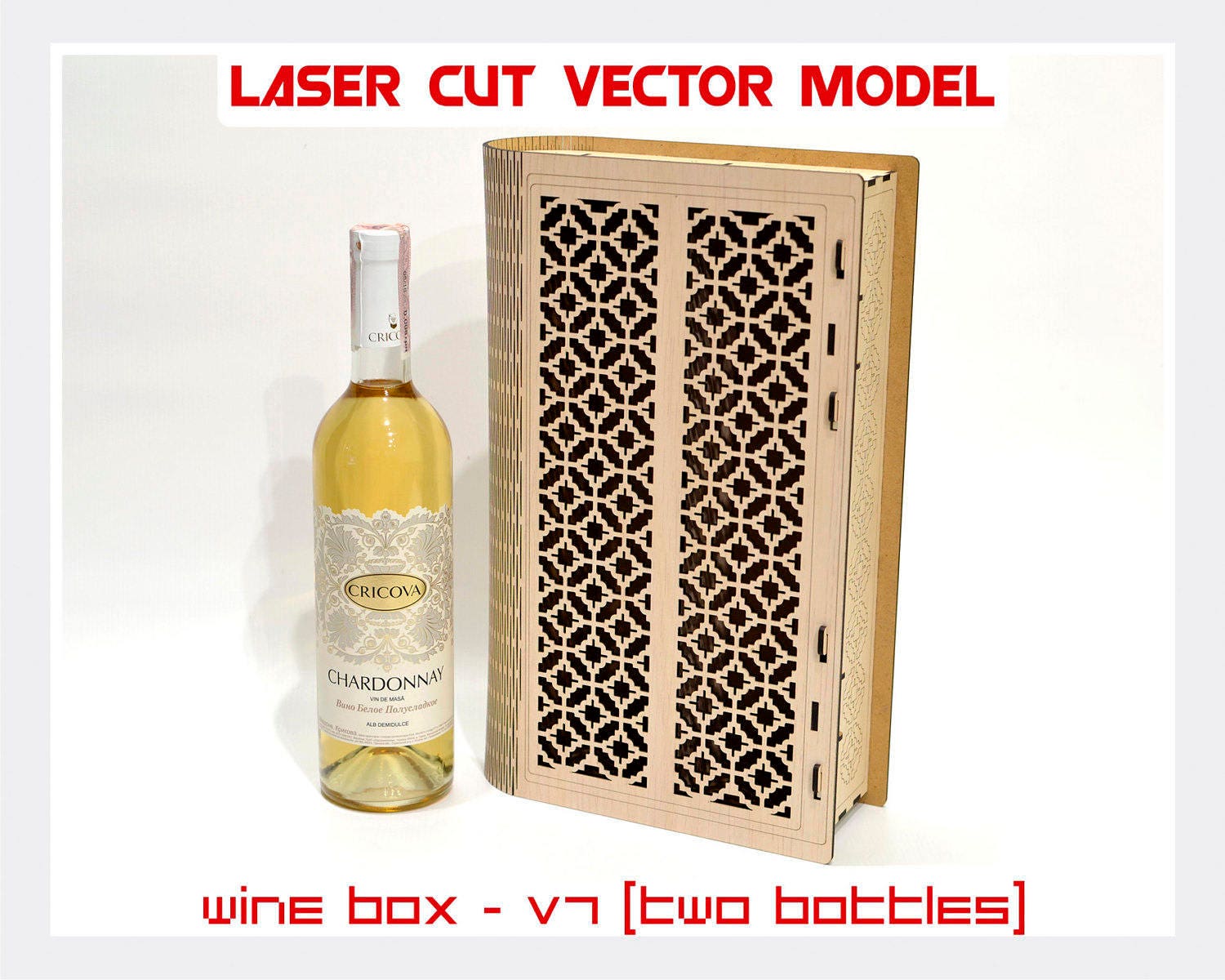 box vector wine Plywood wine Wine Wood box wine vector Laser box box cut