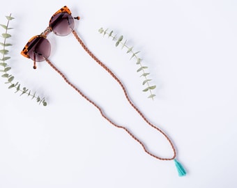 SUNGLASSES CORD TRENDY marron