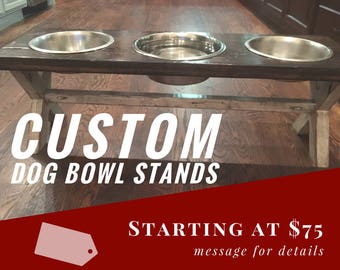Dog Bowl Stands