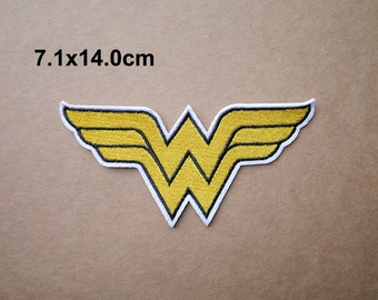 Wonder Woman patch, Superhero patch, Embroidered patches, Iron on patches, Sew on patch, WS-42