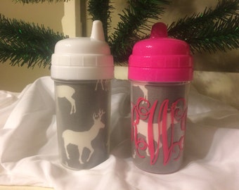 Christmas Deer Sippy Cups