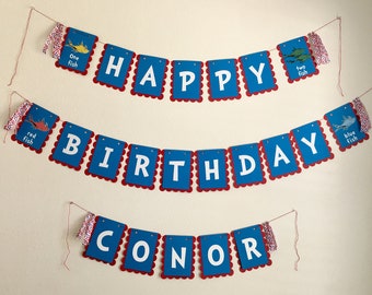 Dr. Seuss Birthday Banner