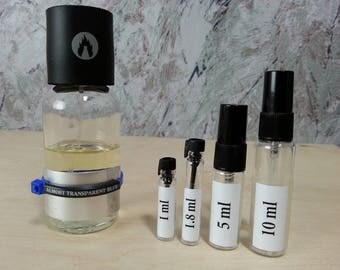A LAB ON FIRE - Almost Transparent Blue - niche perfume fragrance samples and travel sprays !!! Free Shipping !!!