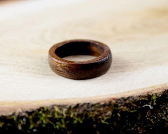 Thin wood ring, wooden ring, wood rings for men, wood rings for women, walnut wood ring, wooden rings for women, wooden rings for men, rings