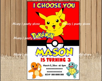 Pokemon food label Pokemon tent cards instant by Maryjpartystore