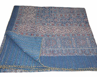 Crafts creation Kantha Couvre-lit indien traditionnel vintage fait à la Crafts creation Kantha Couvre-lit indien traditionnel vintage fait à la
