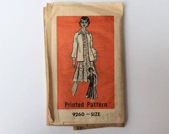 FF 1960s B41 Shirt Dress and Jacket Sewing Pattern : Mail Order 9260