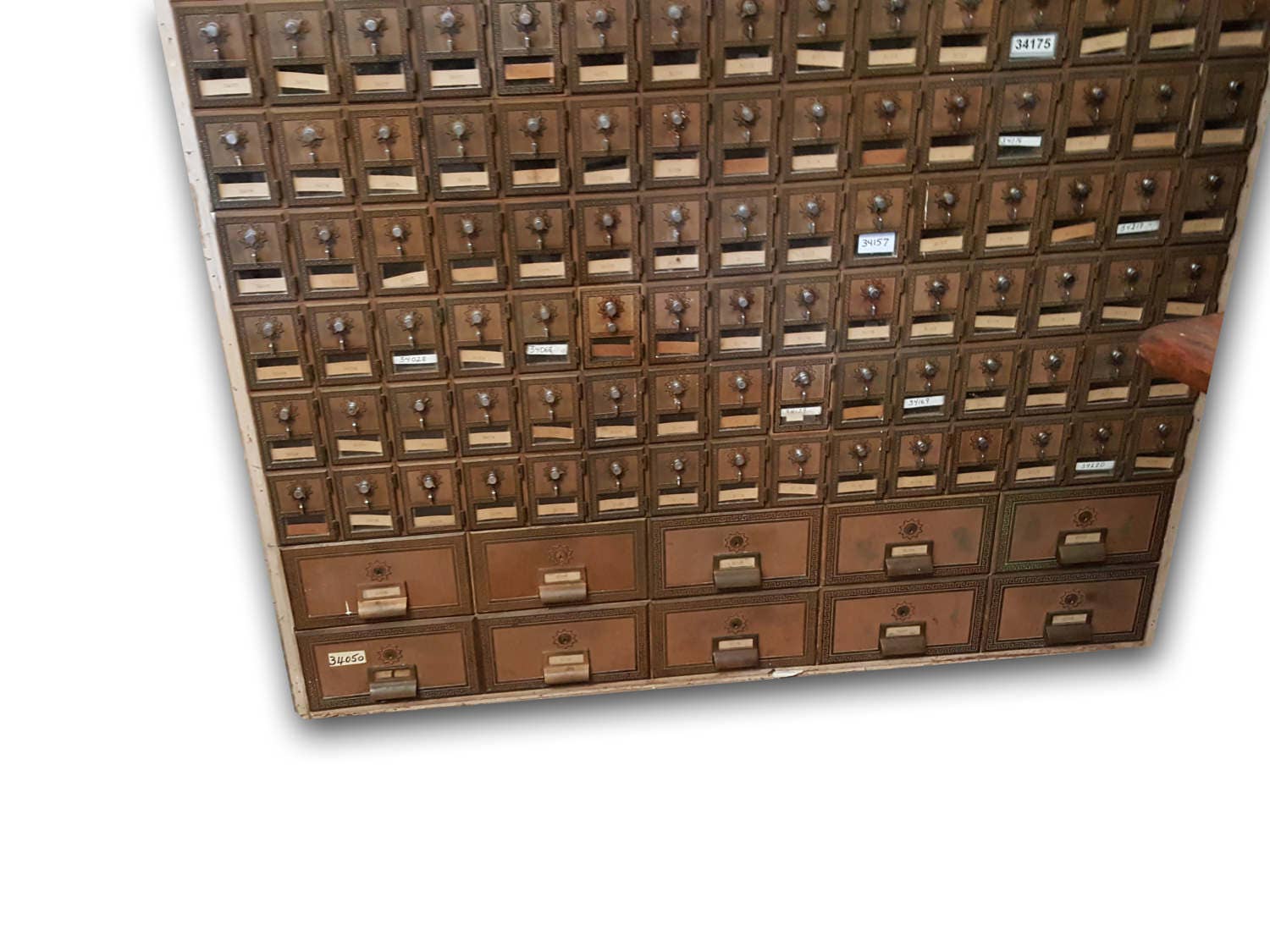 Stunning Vintage Postal / Post Office Boxes 160 Unit