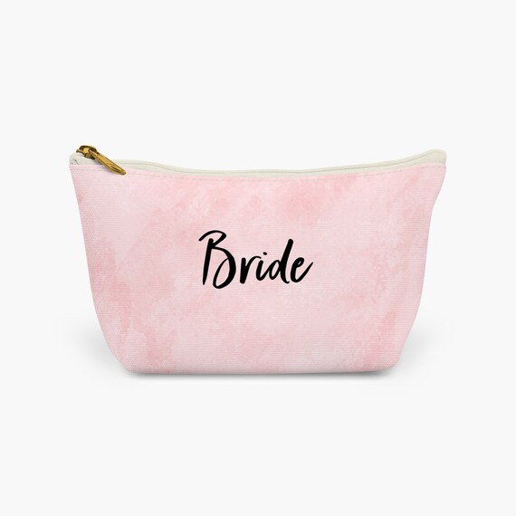 Bride Makeup Bag Bride Cosmetic Bag Large Toiletry Bag