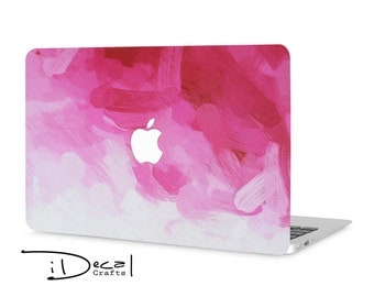 Pink Paint macbook decal macbook skin macbook sticker Macbook Air 11, Macbook Air 13 & Mac Pro 13 Retina, Macbook 12", Macbook Pro 15 Retina
