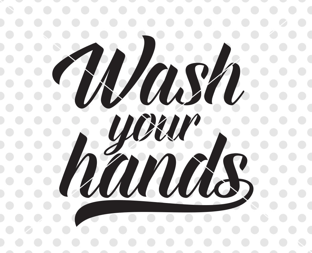 Download Wash Your Hands SVG DXF Cutting File Bathroom SVG Dxf Cut